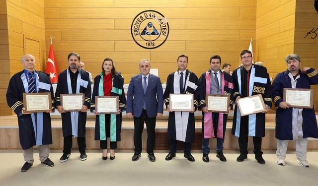 Erciyes Üniversitesi'nde 7 öğretim üyesi profesör oldu!