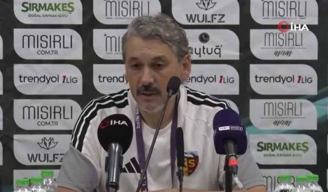 Kayserispor Teknik Direktörü Atila Gerin: 3’te 3 yaparak hata ettik insanlar Kayserispor’dan çekindi