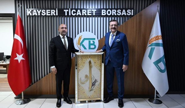 Kayseri Ticaret Borsası’na ziyaret: Hisarcıklıoğlu’ndan “Proje Fabrikası” vurgusu