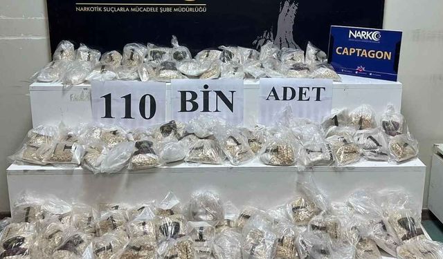 Aracından 110 bin uyuşturucu hap çıkan şahıstan ilginç savunma: Maddelerden bilgim yok