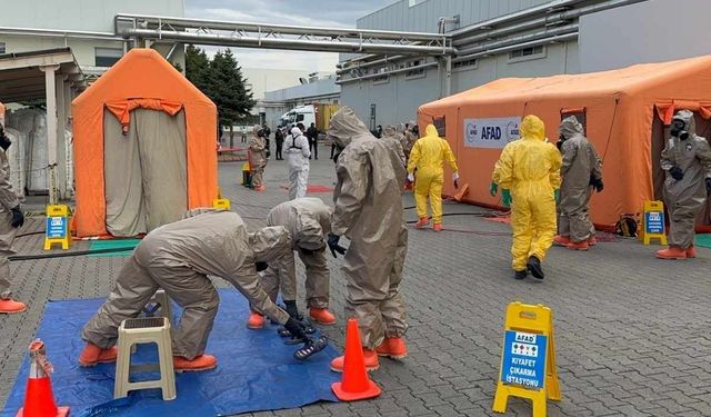 Kayseri OSB'de kimyasal kaza alarmı! 253 personel ve 51 araçla tatbikat