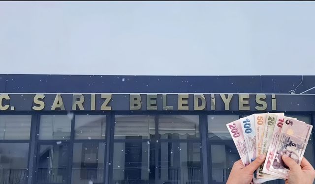 Öğrencilere destek veren Sarız Belediyesi’nden açıklama geldi