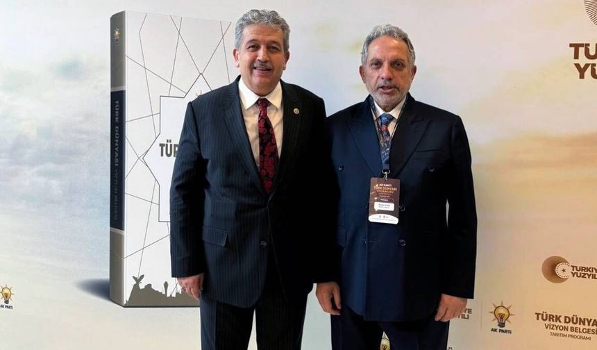 Başkan Mustafa Yalçın Cumhurbaşkanı Erdoğan’ın katıldığı programda Talas’ın Türk dünyasındaki önemini anlattı