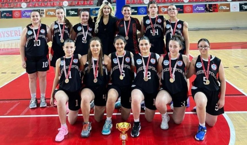 Kayseri U18 Kadınlar Basketbol Ligi tamamlandı: Bölge Şampiyonası’na iki takım gidiyor