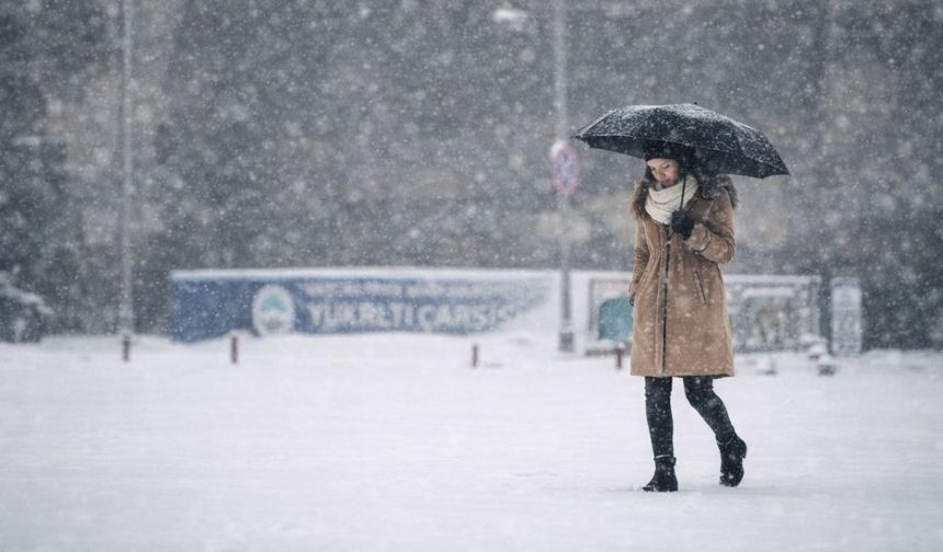 Kayseri’de kar yağışı sonrası kartpostallık görüntüler objektiflere yansıdı