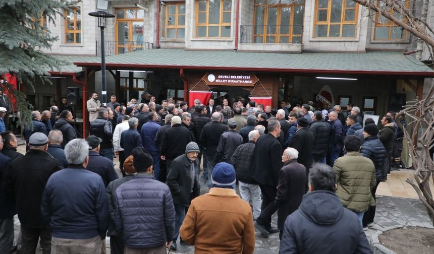 Kayseri'nin yeni Millet Kıraathanesi açıldı!