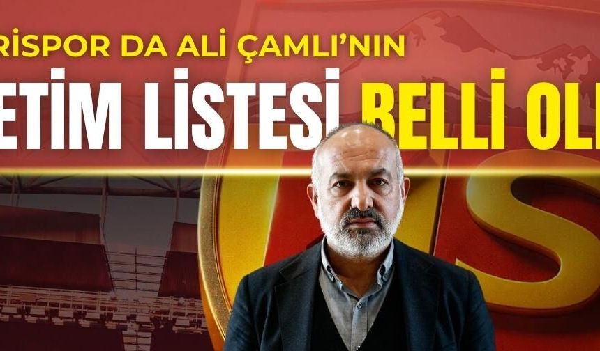Kayserispor’da Ali Çamlı’nın yönetim listesi belli oldu