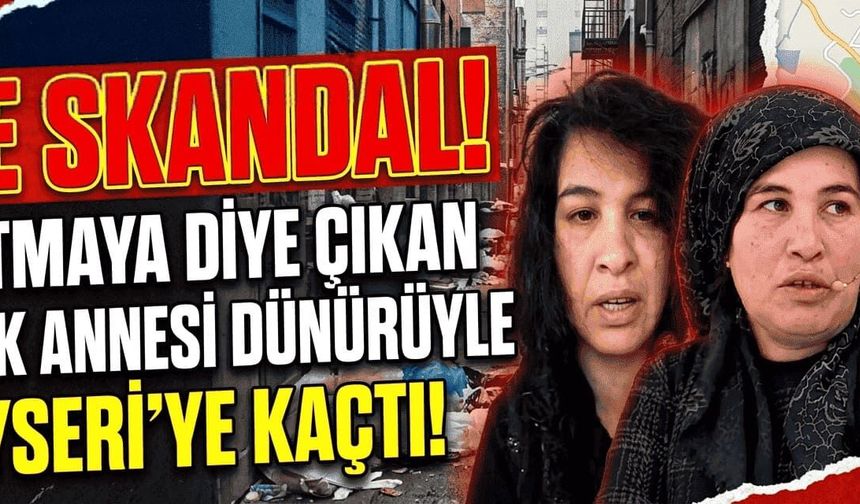 Çöp atmaya diye çıkan 4 çocuk annesi dünürüyle Kayseri'ye kaçtı!