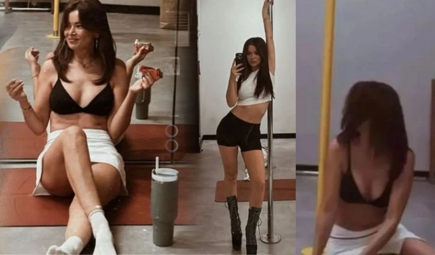 Direk dansı yapan ünlü oyuncunun görüntüleri ortaya çıktı!