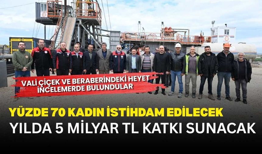 Vali Gökmen Çiçek ve beraberindeki heyet: Jeotermal Kaynaklı OSB’de incelemelerde bulundu