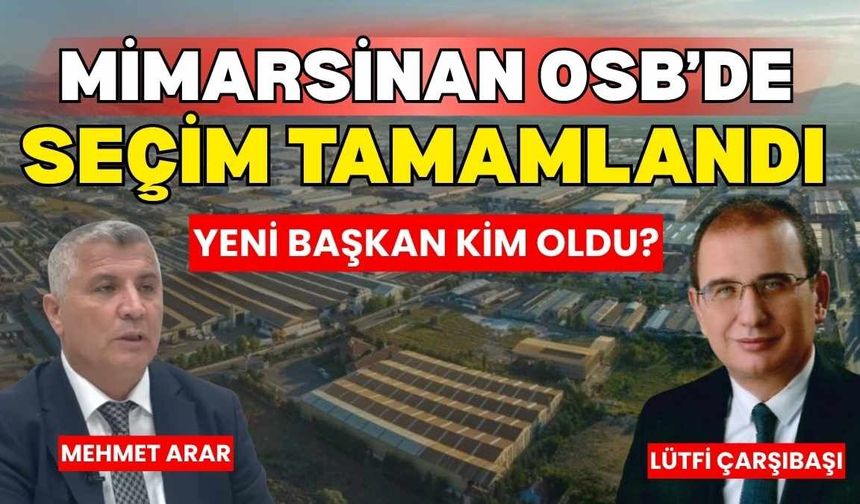 Mimarsinan OSB’de 1. Genel kurul tamamlandı! İlk başkan kim oldu?