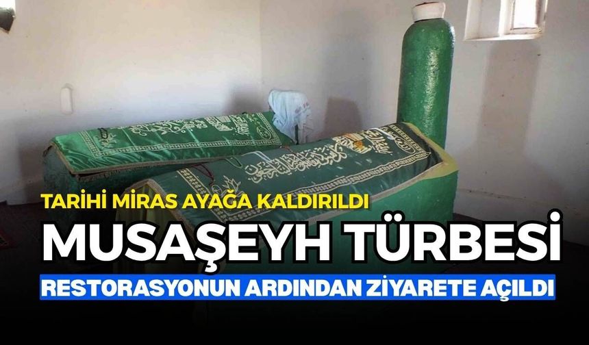 Bünyan’da tarihi miras ayağa kaldırıldı: Musaşeyh Türbesi restorasyonun ardından ziyarete açıldı