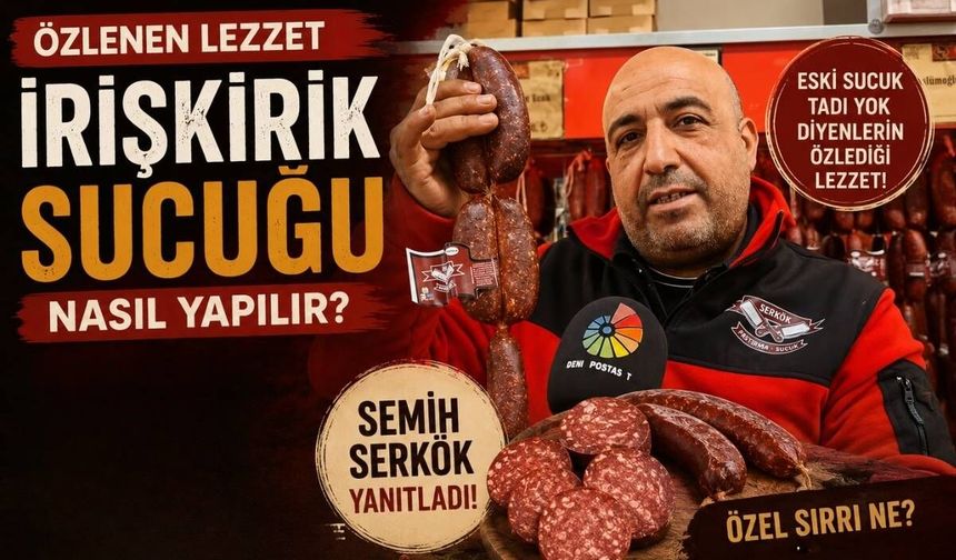 Nerede o eski sucuk tadı diyenler için: İrişkirik sucuğu nasıl yapılır?