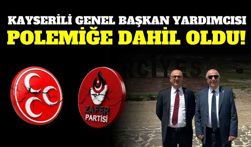 Kayserili genel başkan yardımcısı polemiğe dahil oldu!