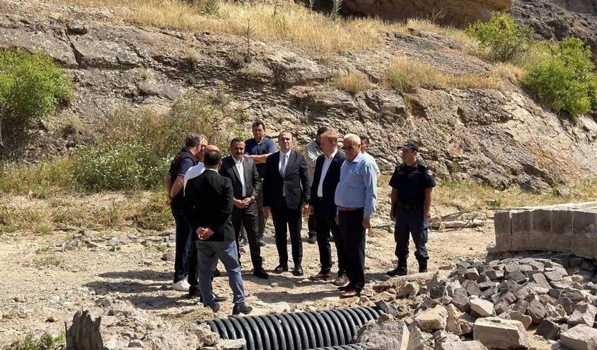 Kayseri Yeşilhisar’daki sel felaketinin hasarlarını gidermek için düğmeye basıldı