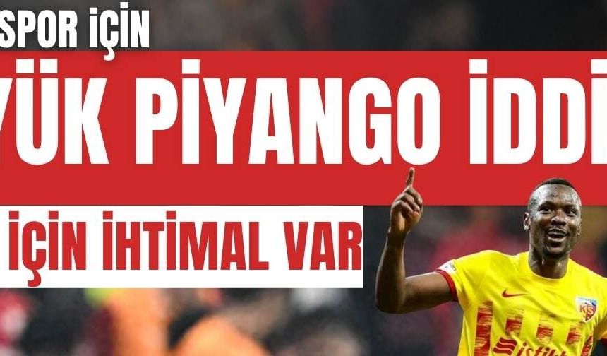 Kayserispor için büyük piyango iddiası! Thiam için ihtimal var