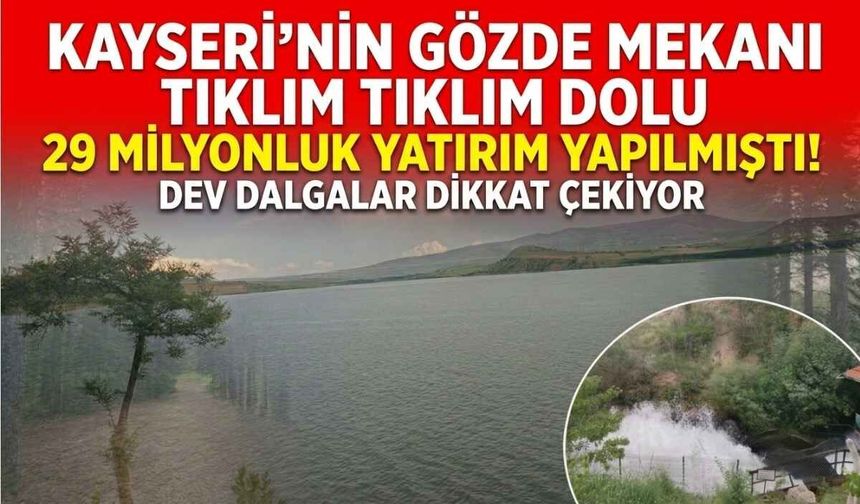 29 milyon TL yatırım yapılmıştı! Kayseri’nin gözde mekânı tıklım tıklım doluyor