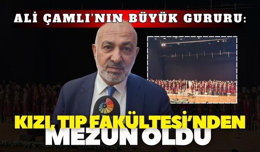 Kayserispor Başkanı Ali Çamlı’nın en büyük gururu! Kızı Tıp Fakültesinden mezun oldu