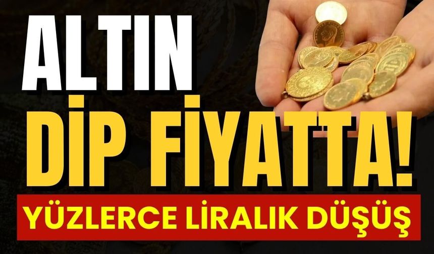 Kayseri’de altın fiyatları dip seviyeye indi