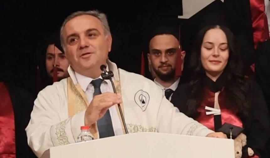 ERÜ Rektörü Fatih Altun’dan Veteriner Fakültesi mezunlarına tebrik mesajı