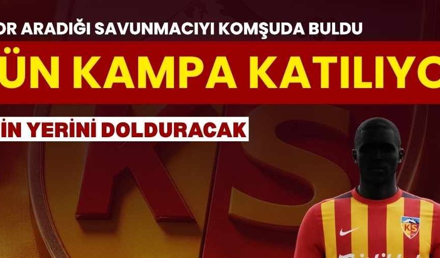 Kayserispor’un yeni savunmacısını komşuda buldu! Bugün kampa katılıyor