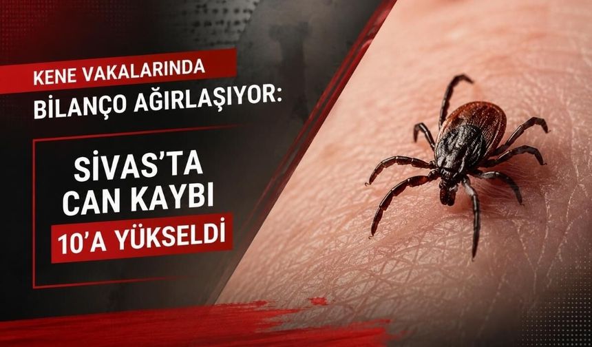 Kene vakalarında bilanço ağırlaşıyor: Sivas’ta can kaybı 10’a yükseldi