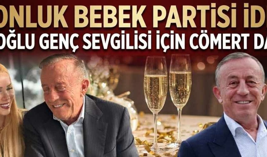 72 yaşında altıncı kez baba oluyor! Ali Ağaoğlu’nun bebek kutlamasında rekor rakam!