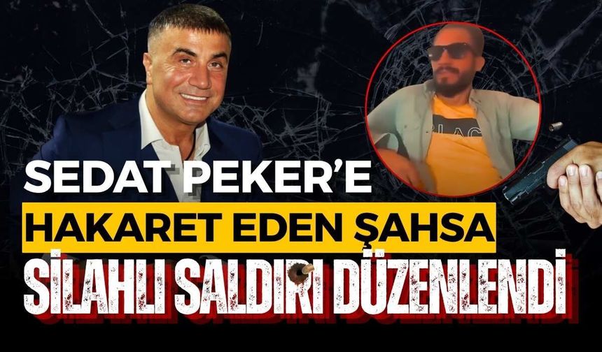 Şanlıurfa'da Sedat Peker’e hakaret eden şahsa silahlı saldırı düzenlendi: Ağır yaralı