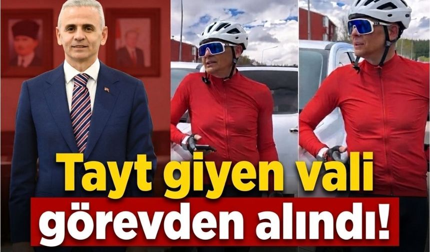 Tayt giyen Ardahan Valisi Mehmet Fatih Çiçekli görevden alındı!