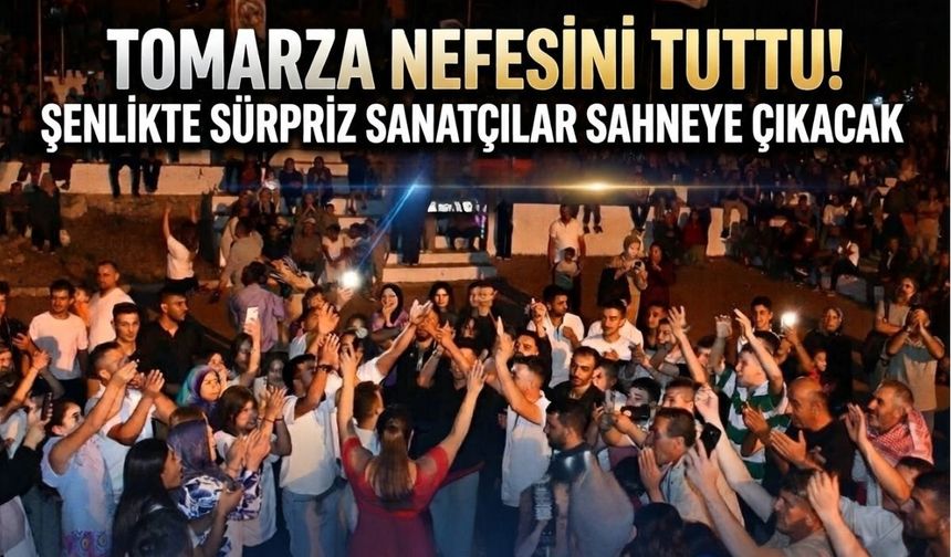 Tomarza nefesini tuttu! Şenlikte sürpriz sanatçılar sahneye çıkacak