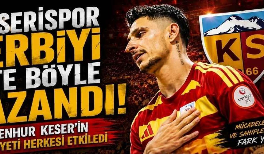 Kayserispor derbiyi işte böyle kazandı! Benhur Keser’in aidiyeti herkesi etkiledi