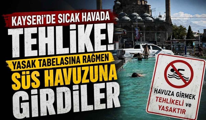 Cumhuriyet Meydanı'nda dikkat çeken görüntü: "Yasak" uyarısını takmadılar