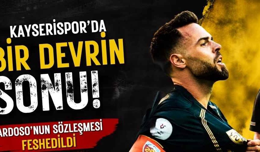 Kayserispor’da bir devrin sonu! Cardoso’nun sözleşmesi feshedildi