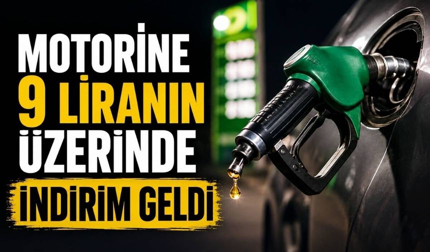ÖTV indirimi Kayseri'de pompaya yansıdı: Motorine 9 liranın üzerinde indirim geldi