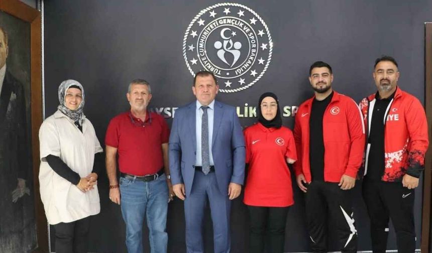 Kayserili Milli Sporcu Türkmen’in hedefi Kore’de şampiyonluk