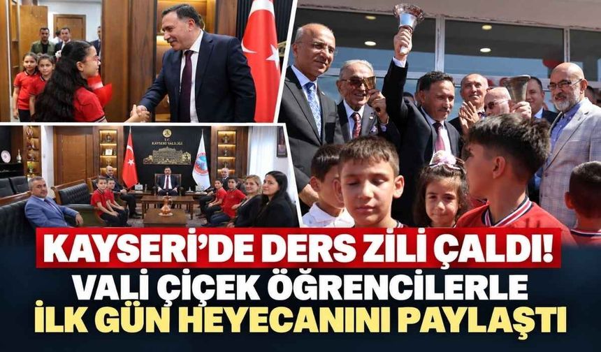 Vali  Gökmen Çiçek uyardı: Kayseri'deki okullara yabancı alınmayacak!