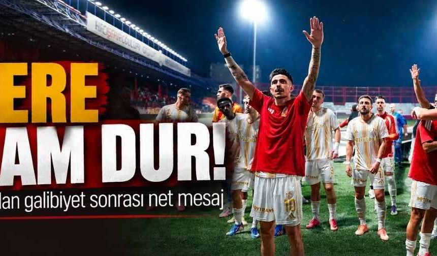 Lidere selam dur! Kayserispor’dan galibiyet sonrası net mesaj