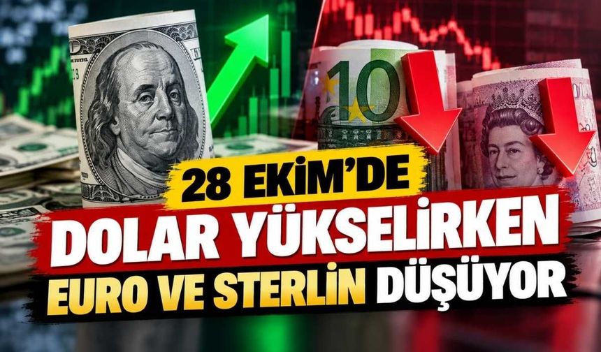 28 Ekim döviz fiyatları: Euro, dolar ve sterlin kaç tl?