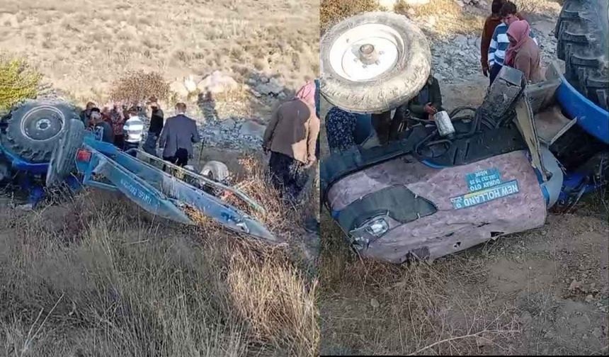 Niğde’de traktör devrildi: Sürücü ağır yaralandı