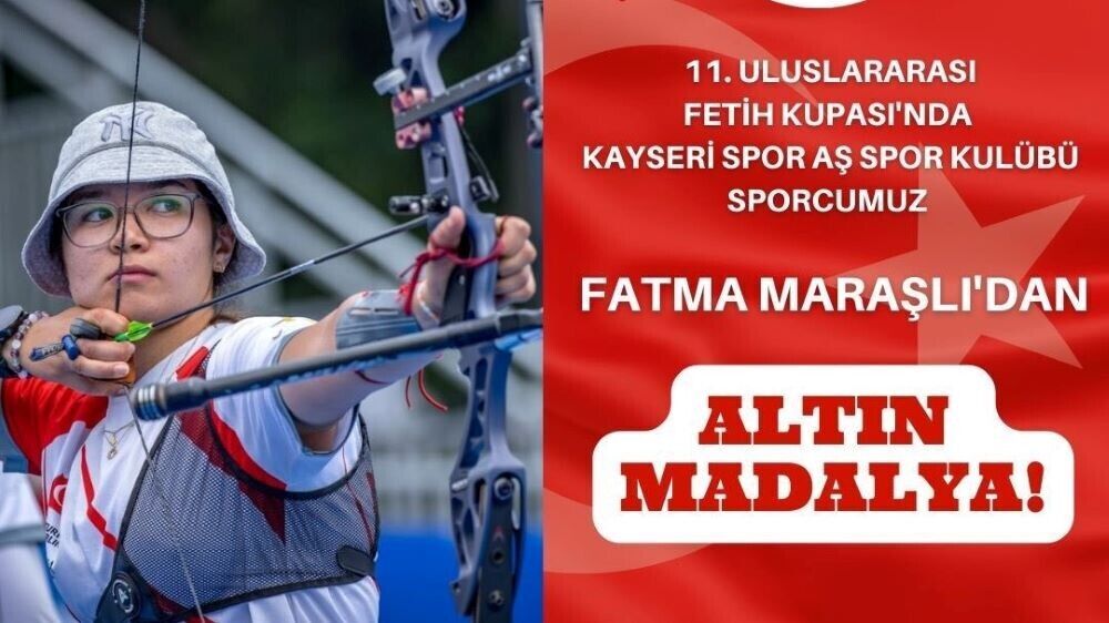 Fatma Maraşlı'dan Büyük Başarı! Altın Madalyanın Sahibi Oldu
