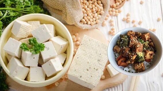 3. Tofu
Soya ürünleri, vejetaryen ve veganlar için triptofan açısından harika bir kaynaktır. Tofu, neredeyse her türlü protein yerine kullanılabilir ve bazı tofu türleri kalsiyumla zenginleştirilmiştir, bu da kemik sağlığı için ek bir avantaj sağlar.