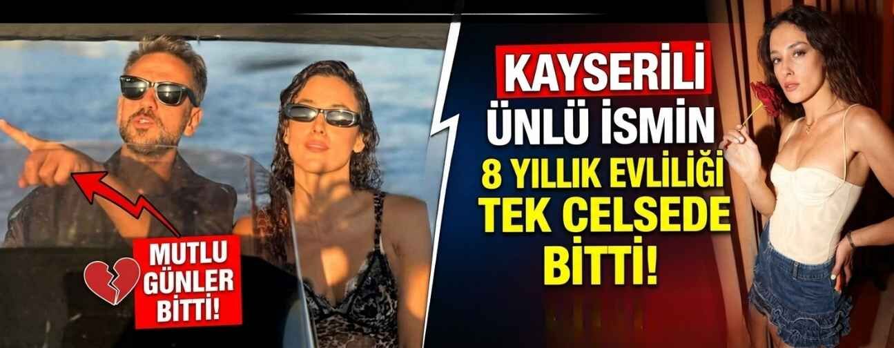 Kayserili ünlü oyuncu Cansu Tosun'un 8 yıllık evliliği tek celsede bitti!