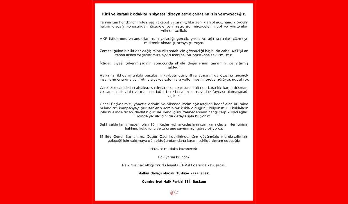 Kayseri Chp 81 Il Ortak Açıklama (3)