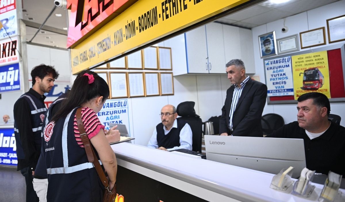 Kayseri Otogarı’nda Bilet Denetimi (3)