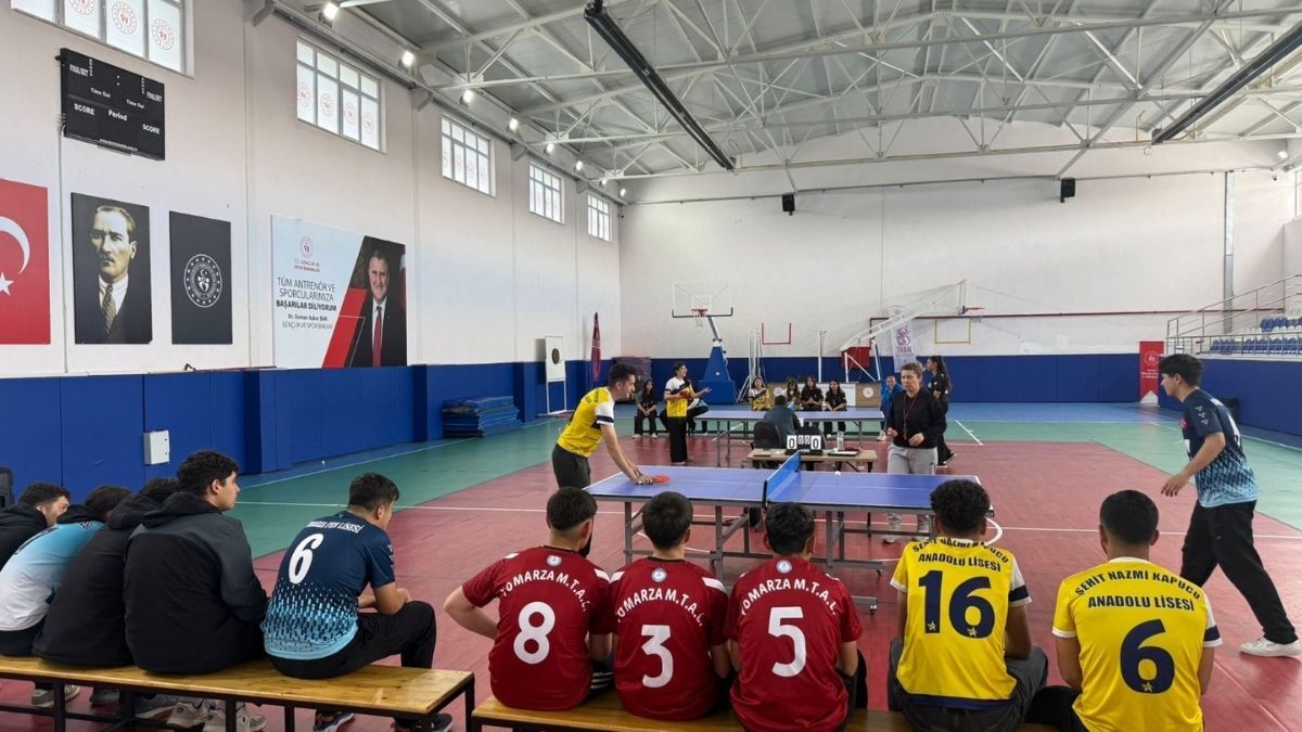 kayseri haberleri, kayseri spor haberleri, masa tenisi, tomarza masa tenisi