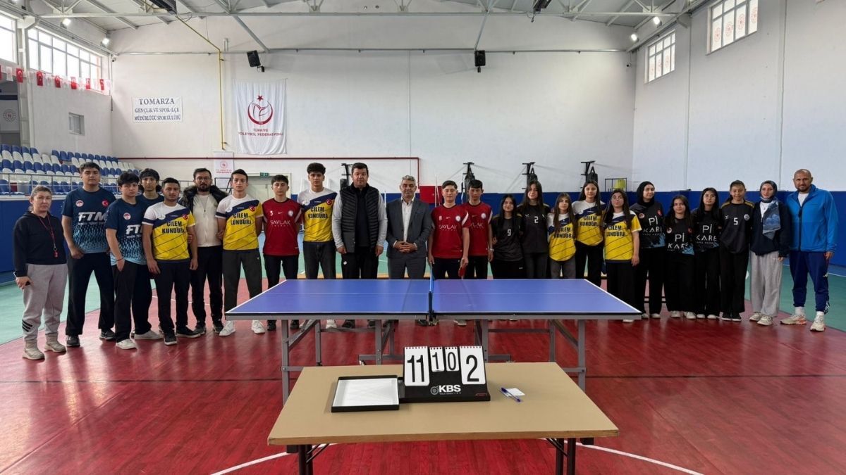kayseri haberleri, kayseri spor haberleri, masa tenisi, tomarza masa tenisi