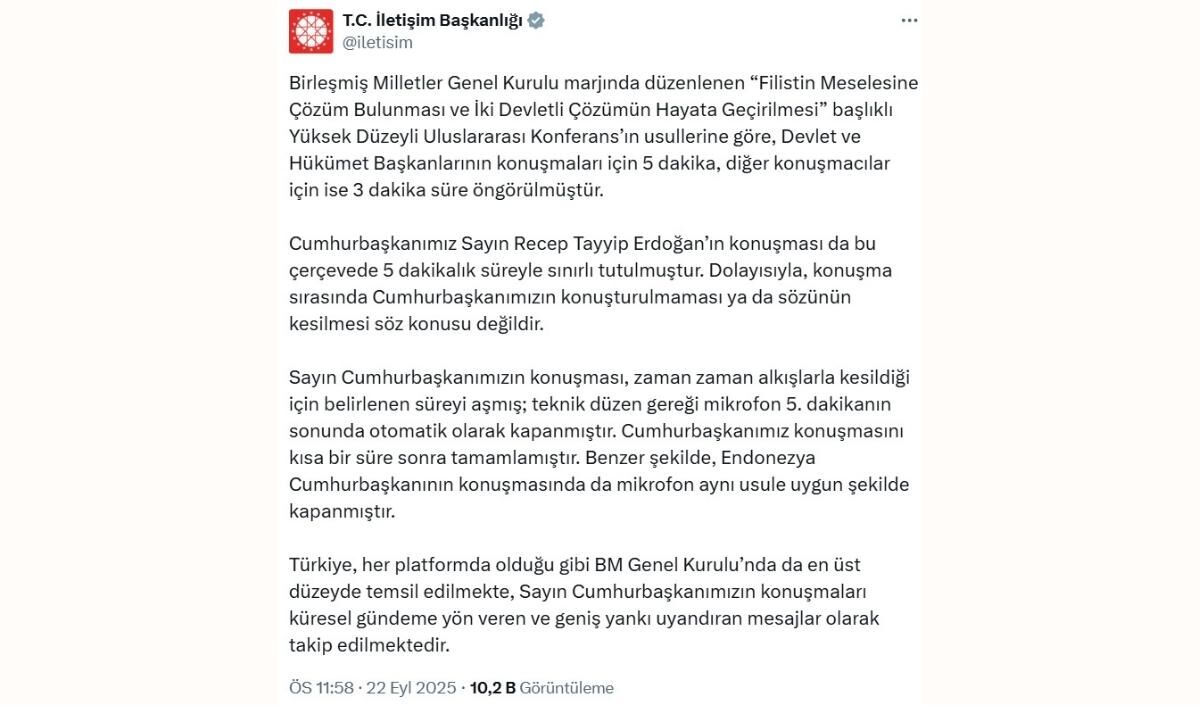 Iletisim Baskanligi X Paylasimi
