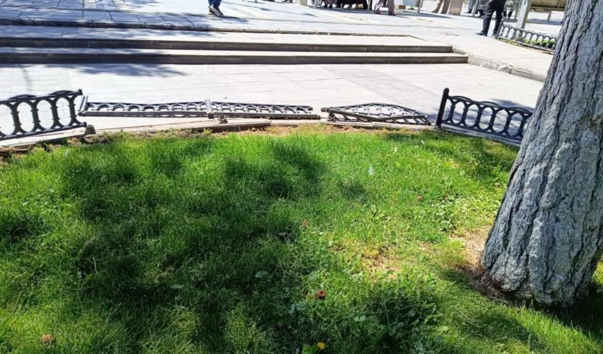 Kayseri'de Kamu Malına Zarar Tepkisi (2)