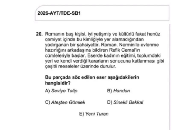 Yks Sorusu