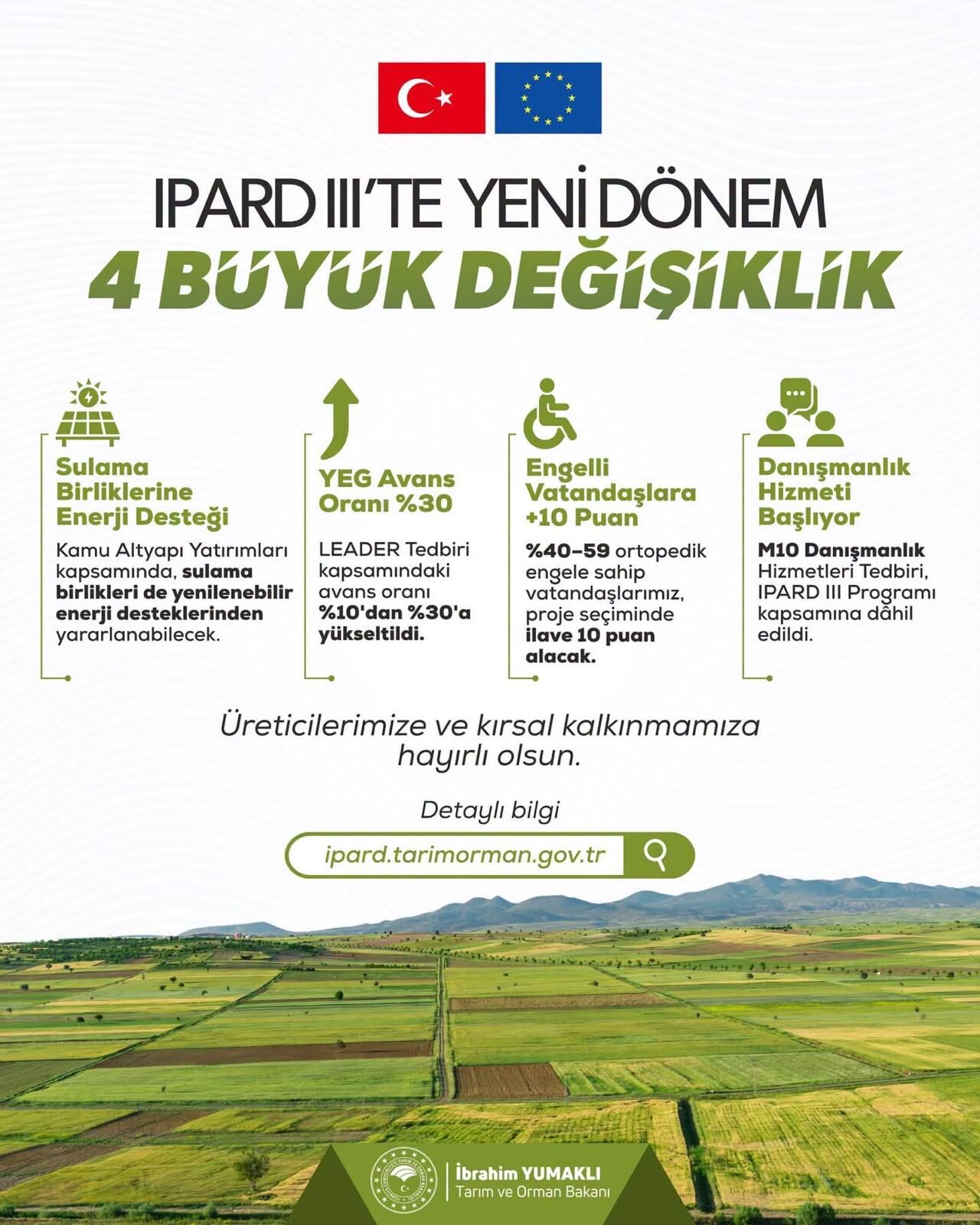 Çiftçilere Destek Programi